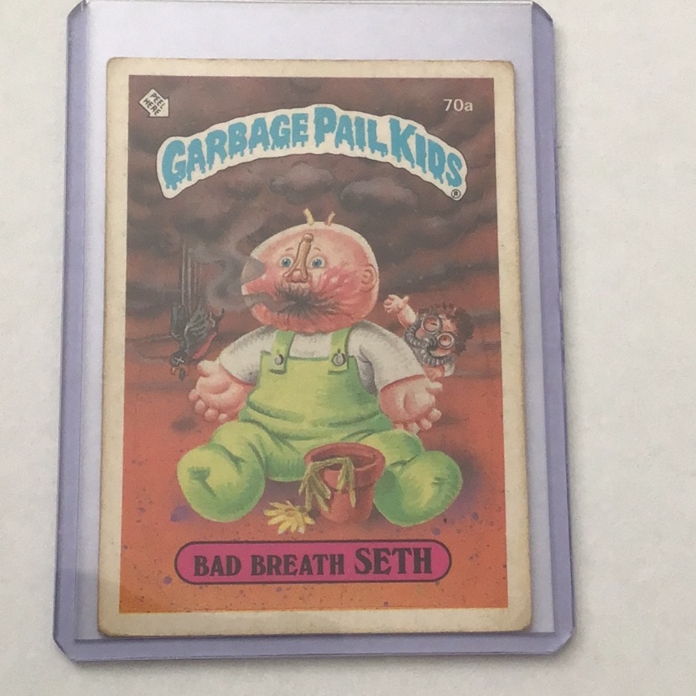Garbage Pail Kids Trading Card - Bad Breath Seth # 70 a